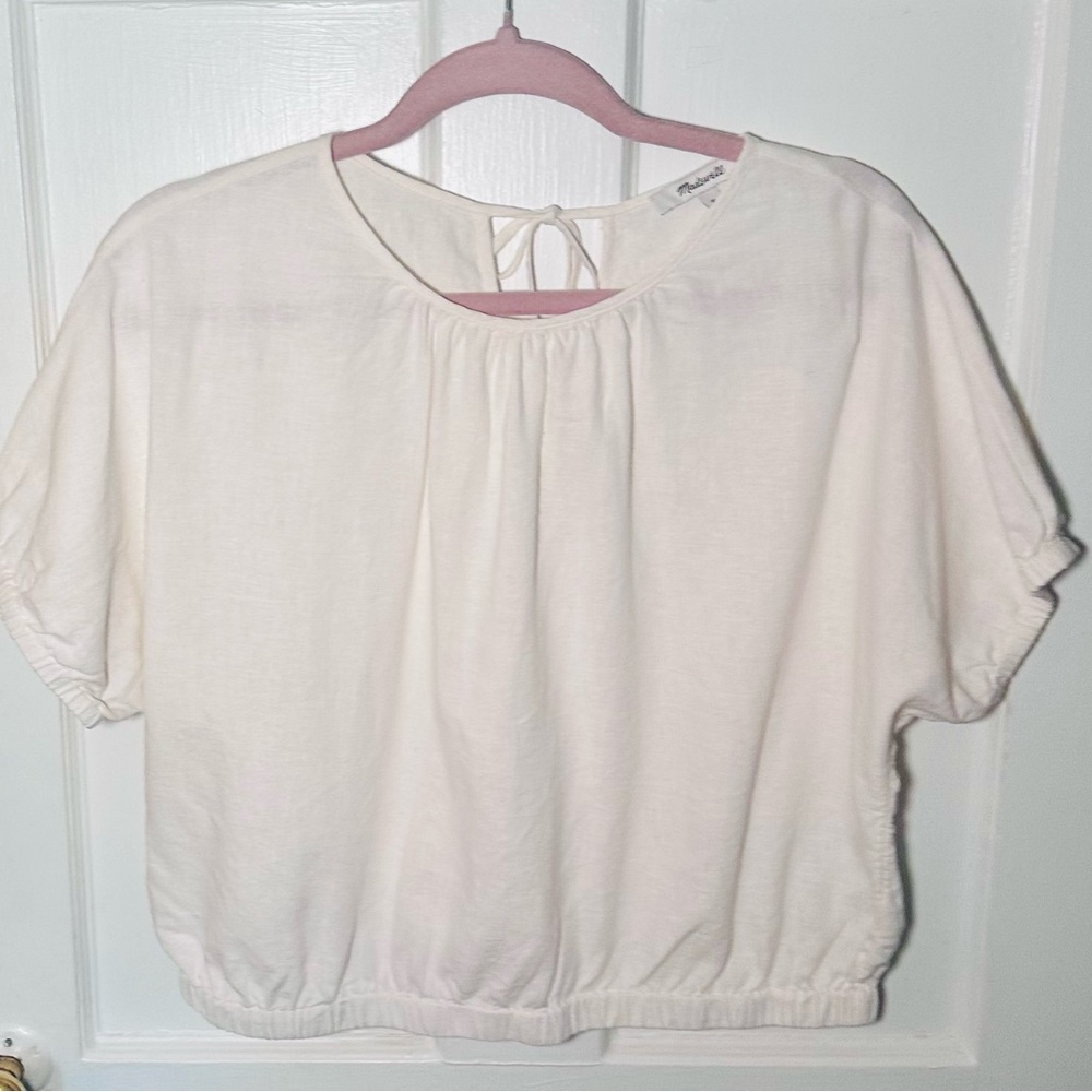 Madewell Cropped Blouse
